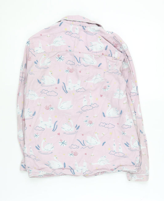 John Lewis Girls Pink Pyjama Top, 10 Years, Fairytale Print