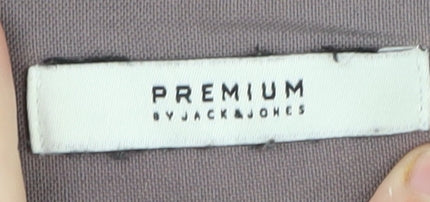 Additional view of Premium by Jack & Jones Men's Grey L Button-Up Shirt