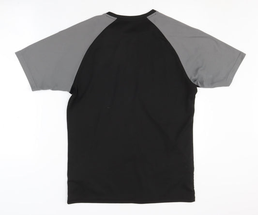 Puma Men's Black Short Sleeve Active Shirt, M