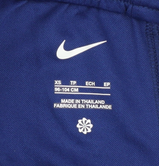 Additional view of Nike boys’ blue athletic football shorts xs