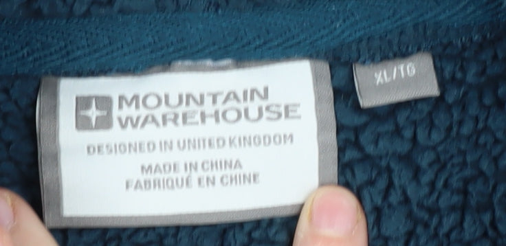 Mountain Warehouse Hooded Blue Jacket XL Hiking