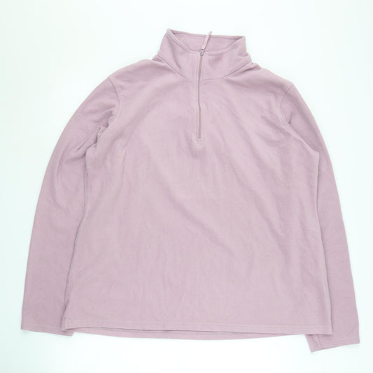 Mountain Warehouse Unisex Purple XL Pullover Sweatshirt