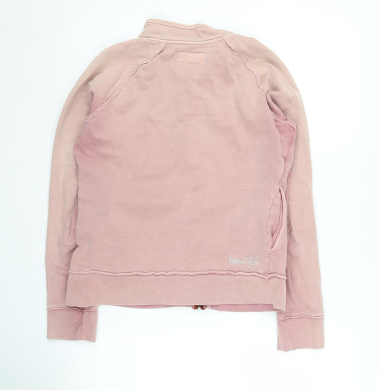 Weird Fish Women's Pink Embroidered Jacket, Size S