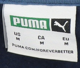 Puma Men's Blue Pullover Hoodie M