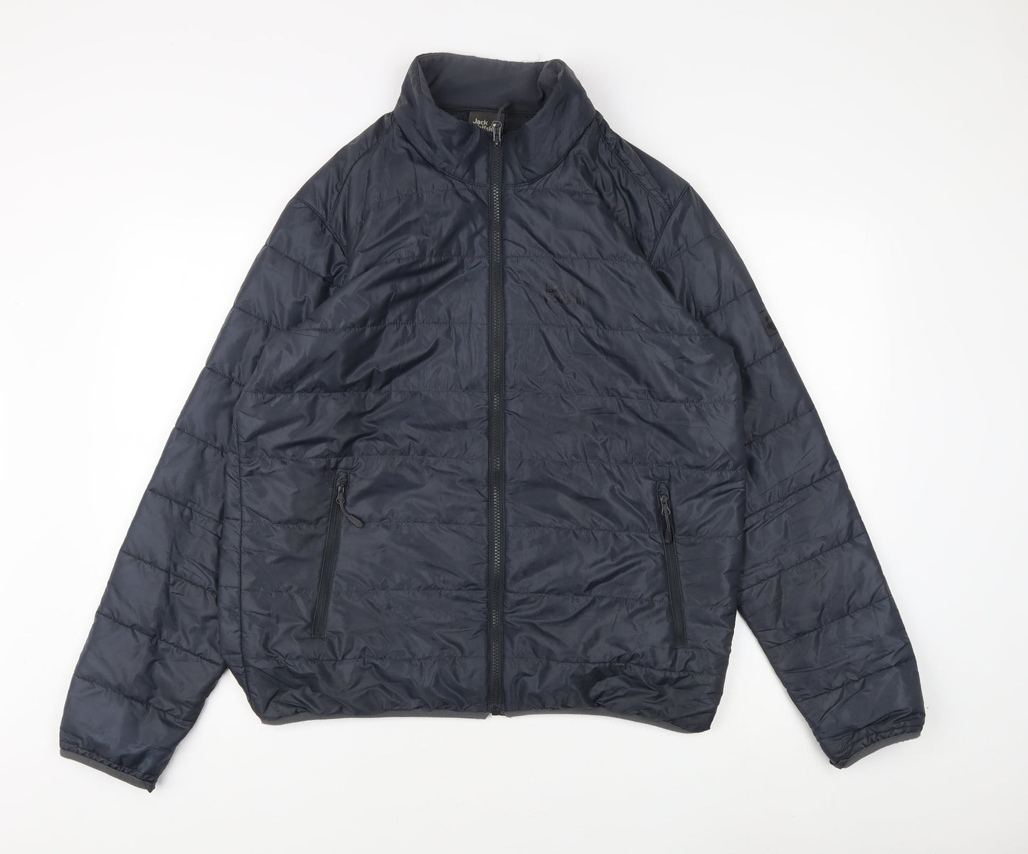 Jack Wolfskin Men's Blue Puffer Jacket L