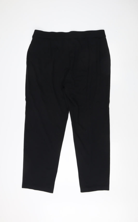 Marks and Spencer Women's Black Trousers Size 18
