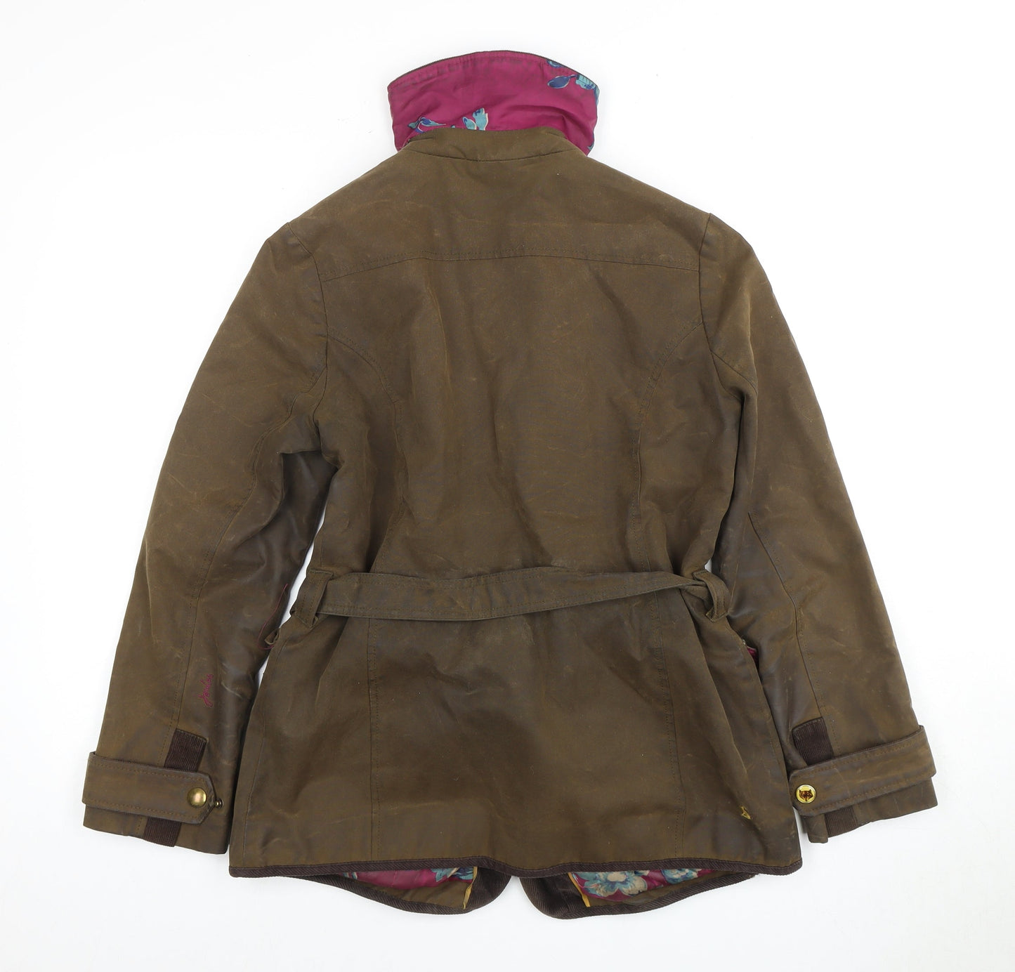 Joules Women's Brown Overcoat Jacket Size 10