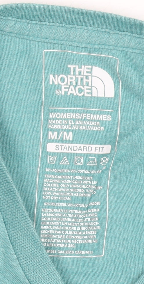 The North Face Women's Blue T-Shirt M Casual Summer