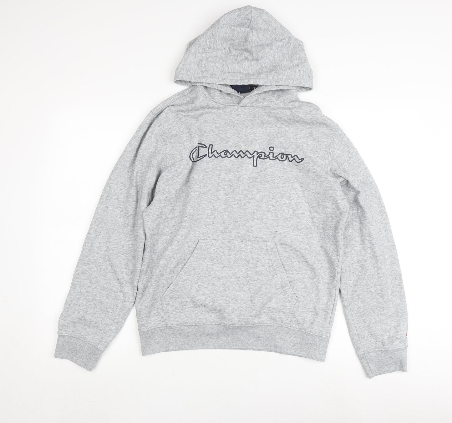 Champion Men's Grey Pullover Hoodie, Small Size