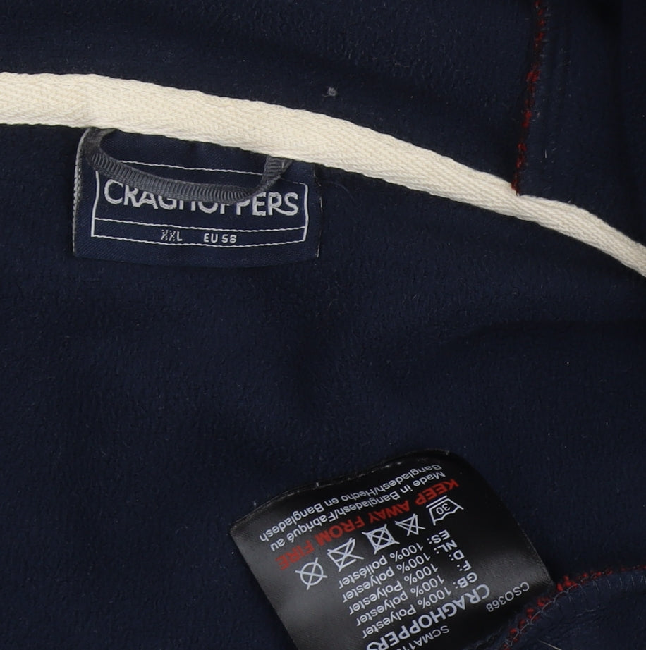 Craghoppers Men's Red Full Zip Hoodie 2XL