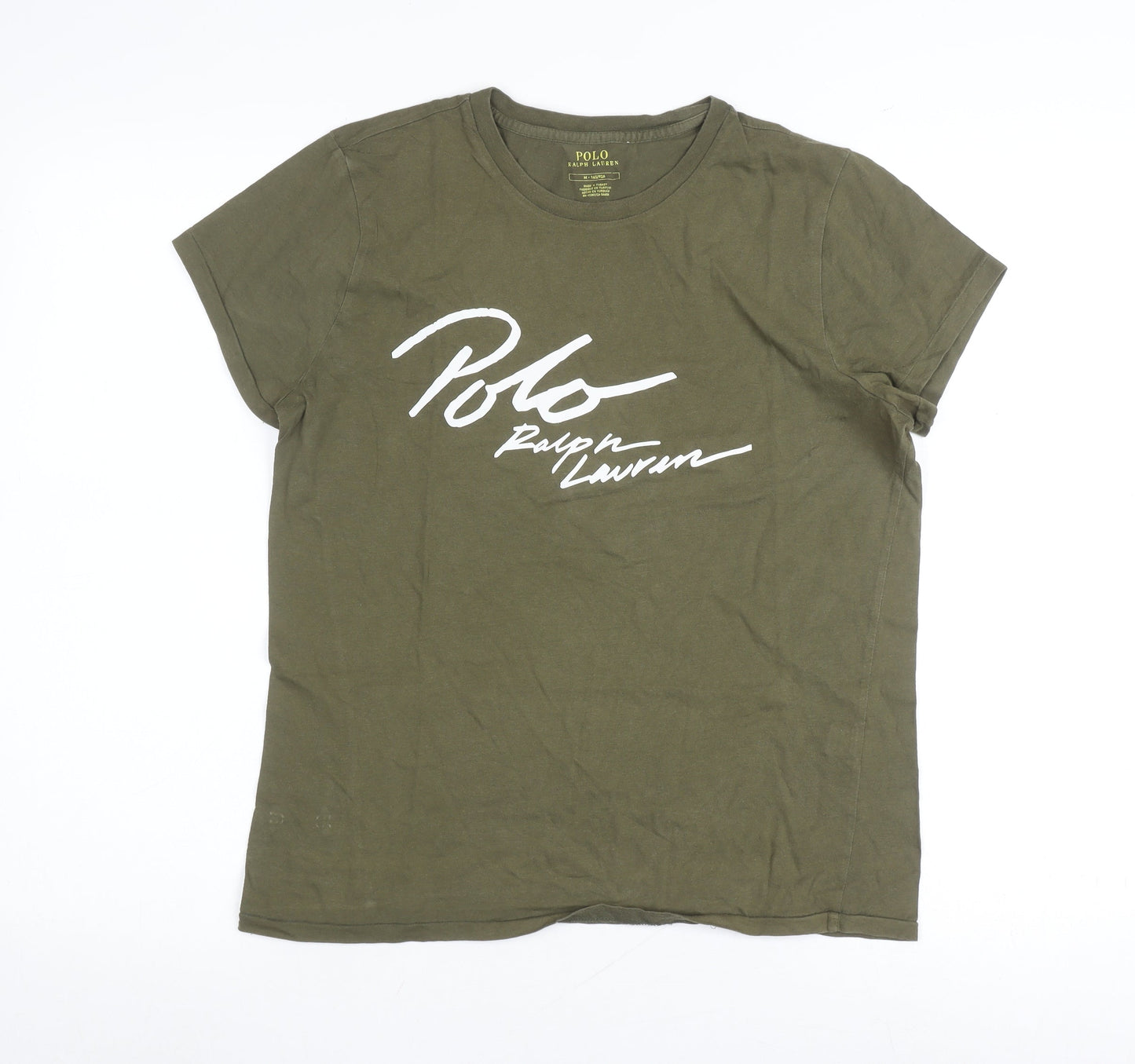 Ralph Lauren Unisex Green Crew Neck T-Shirt - M