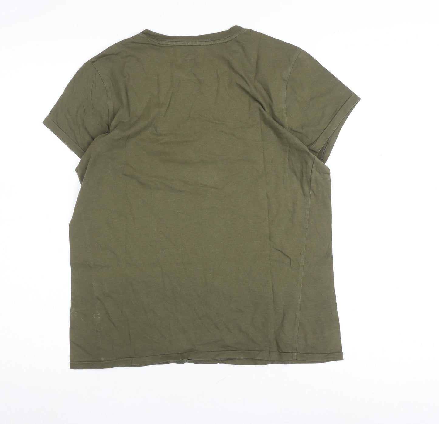 Ralph Lauren Unisex Green Crew Neck T-Shirt - M