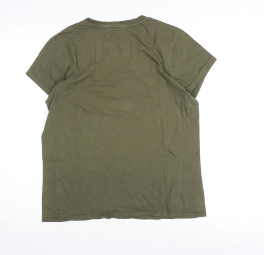 Ralph Lauren Unisex Green Crew Neck T-Shirt - M