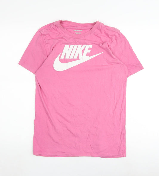 Nike Pink Unisex T-Shirt, Size S - Casual Sportswear