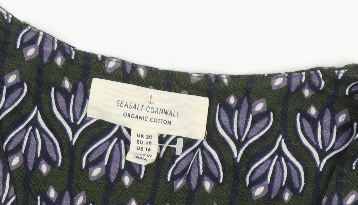 Seasalt Cornwall Women's Multicoloured Geometric Dress UK 20