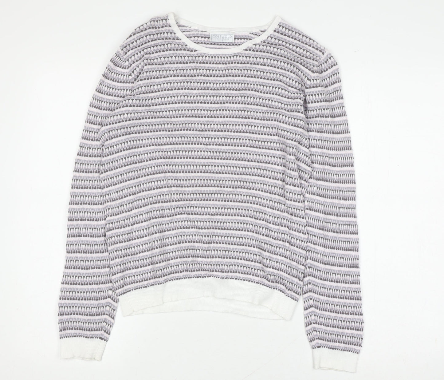 Cotswold Collections Women's Geometric Pullover Jumper, S