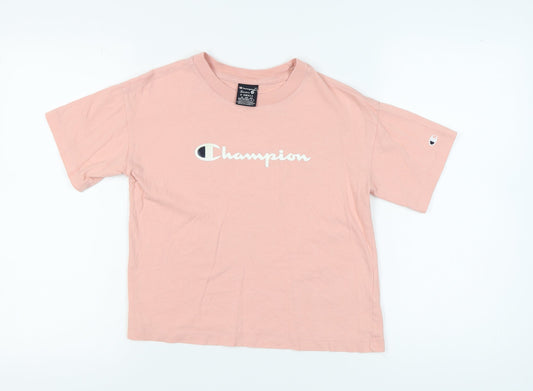 Champion Women's Pink XS Basic T-Shirt
