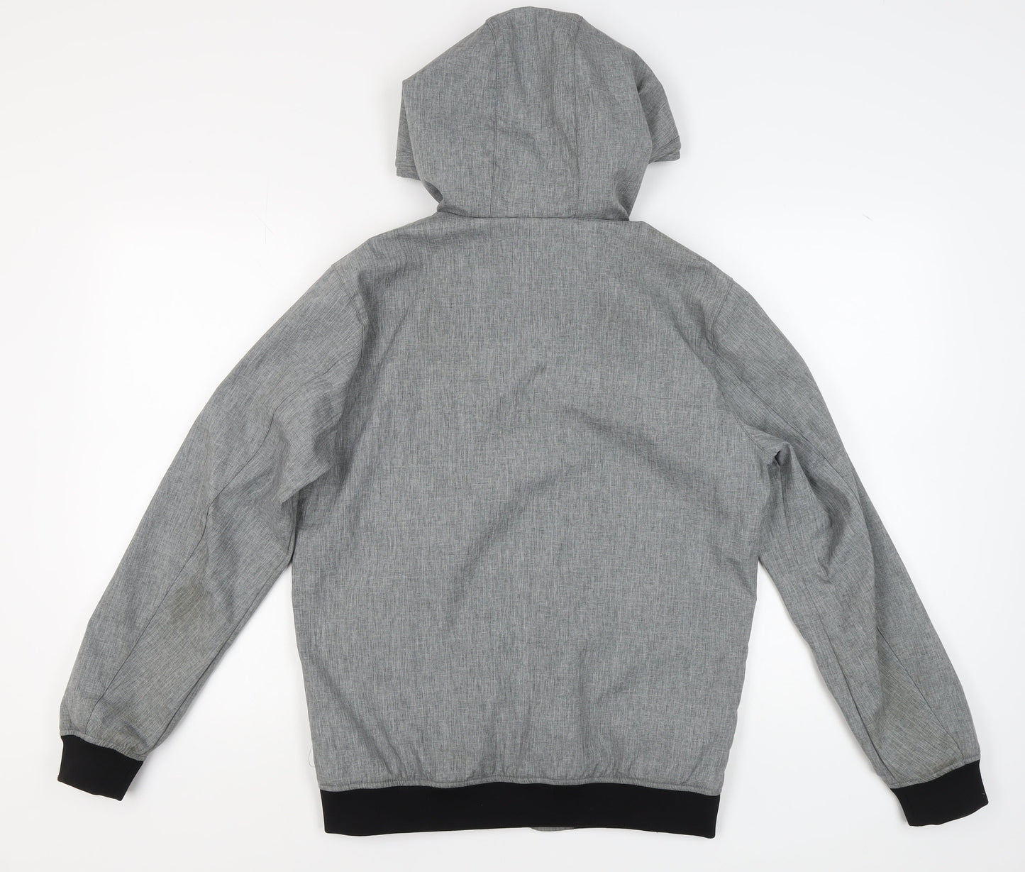 Jack & Jones Men's Grey Hooded Jacket, Size S
