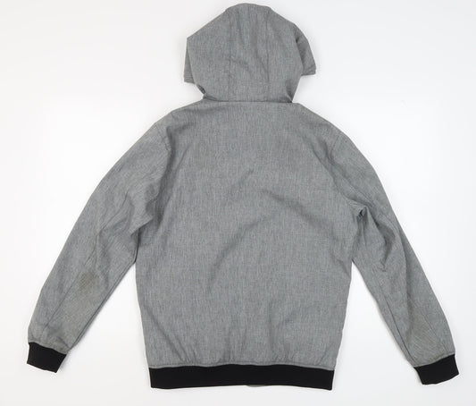 Jack & Jones Men's Grey Hooded Jacket, Size S