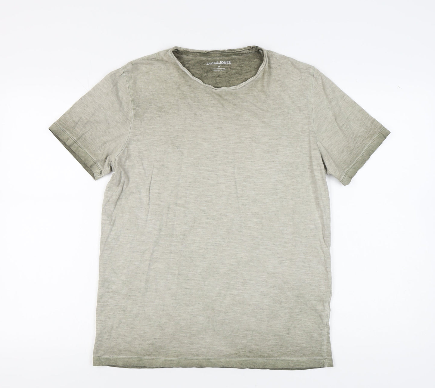 Jack & Jones Men's Green Crew Neck T-Shirt M