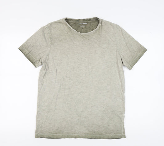 Jack & Jones Men's Green Crew Neck T-Shirt M