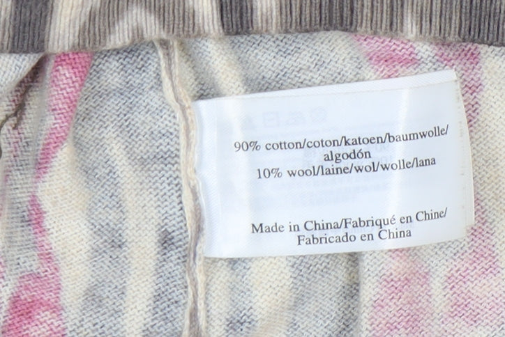 Laura Ashley Women's Multicoloured Geometric Jumper Size 14