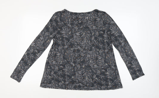 Womens UK Size 12 White Stuff Grey Viscose Shirt
