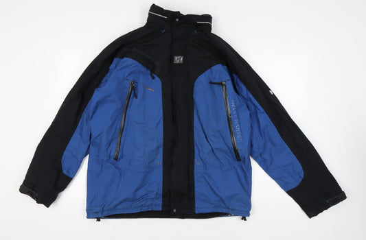 Helly Hansen Men's Black Blue Ski Jacket L