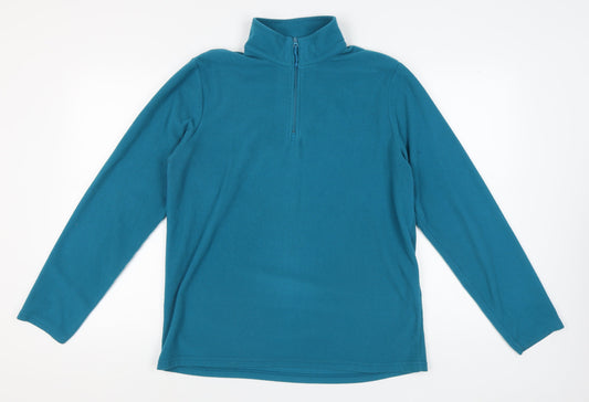 Mountain Warehouse Women's Blue Fleece Pullover Sweatshirt L