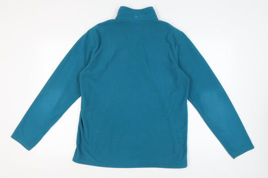 Mountain Warehouse Women's Blue Fleece Pullover Sweatshirt L