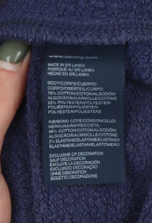 Tommy Hilfiger Men's Blue S Pullover Hoodie