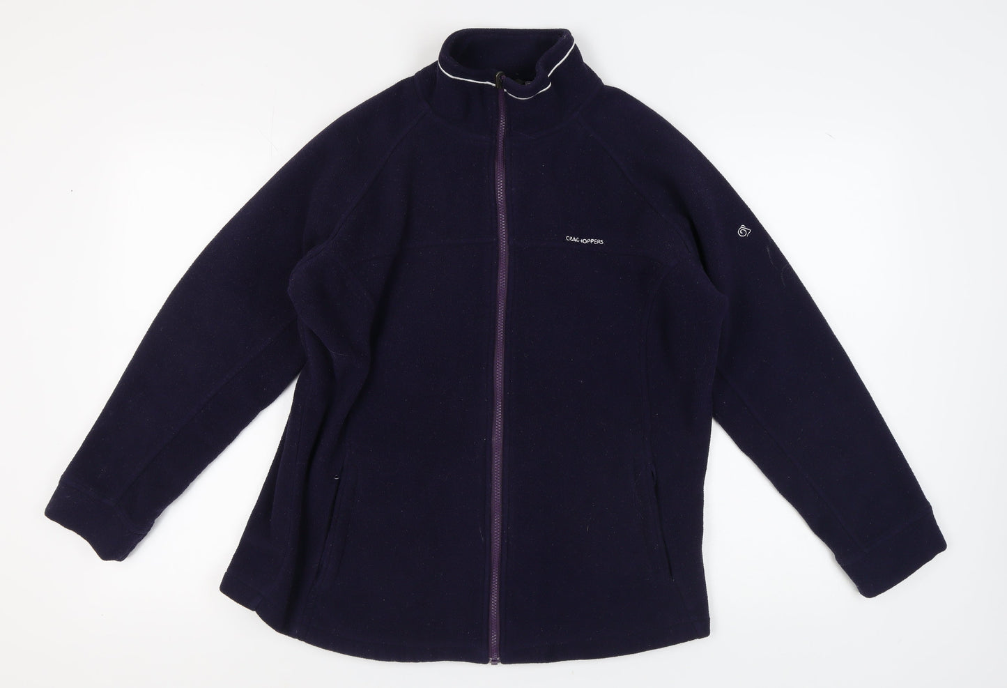 Craghoppers Women's Blue Fleece Jacket Size 16