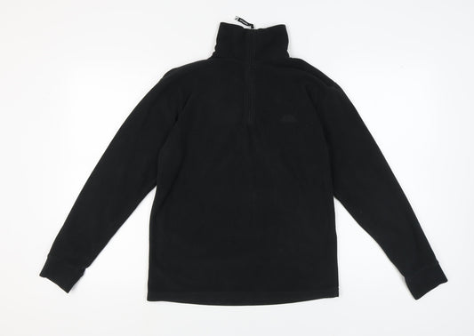 Trespass Men's Black Fleece, Full Zip, Size S, Lightweight