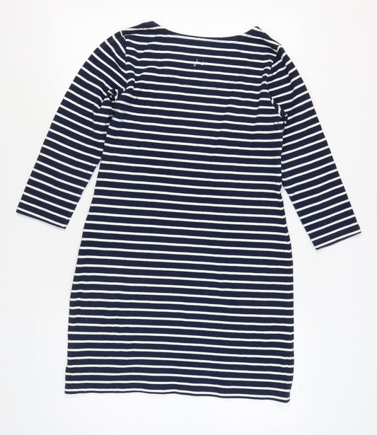 Joules Women’s Striped T-Shirt Dress, Size 12, Blue