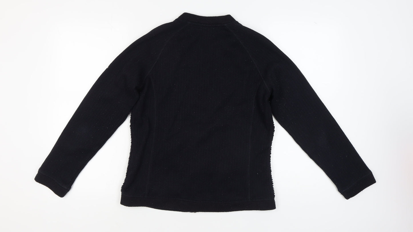 Craghoppers Women's Black Full Zip Sweatshirt - Size 12