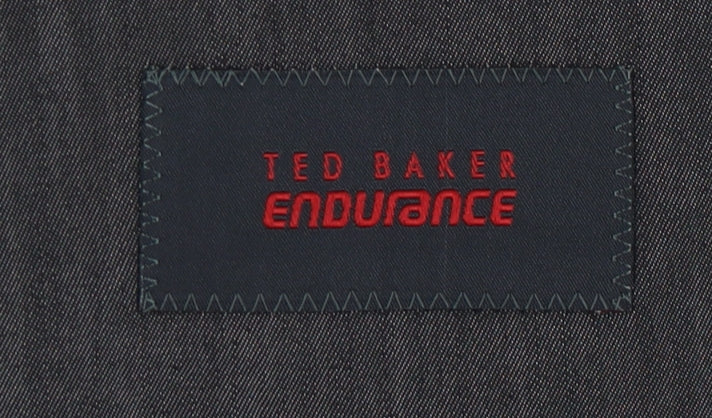 Ted Baker Grey Men’s Blazer 40R Formal Single-Breasted