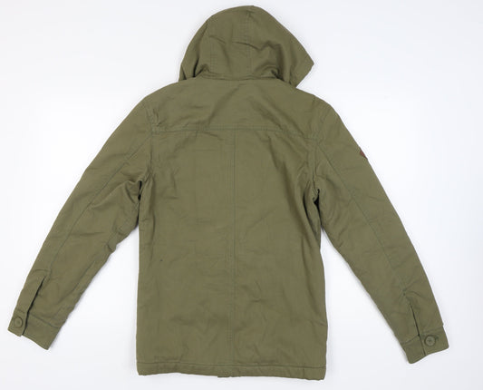 SoulCal & Co Men's Green Military Jacket S
