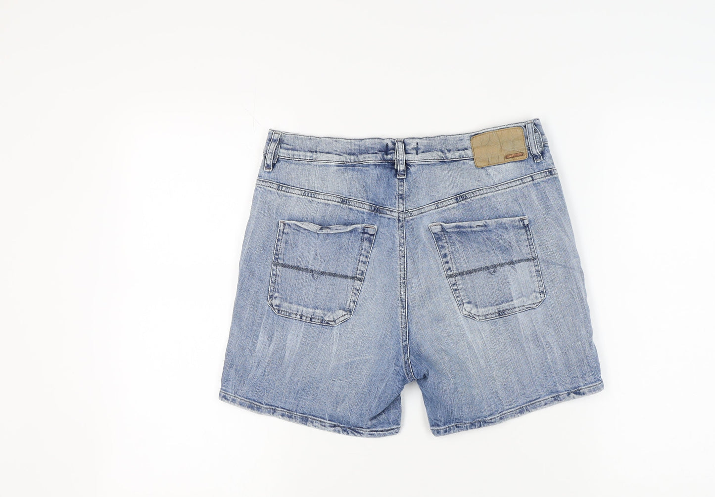 Diesel Women’s Blue Denim Shorts - Size S, Summer Casual