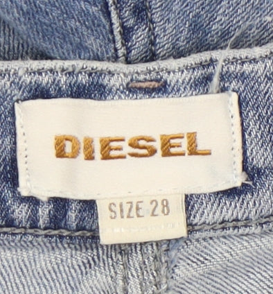 Diesel Women’s Blue Denim Shorts - Size S, Summer Casual