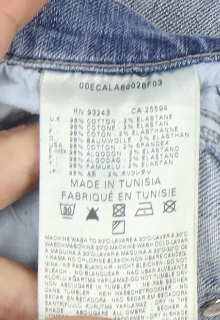 Diesel Women’s Blue Denim Shorts - Size S, Summer Casual