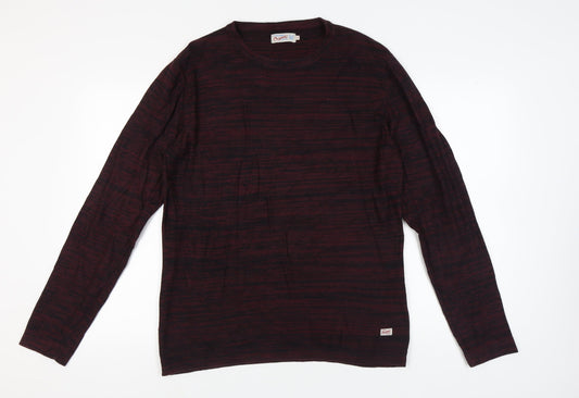 Jack & Jones Men's Red Pullover Jumper Size L