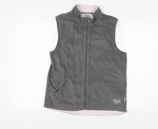 Everlast Women's Grey Waistcoat Size 12 Fleece