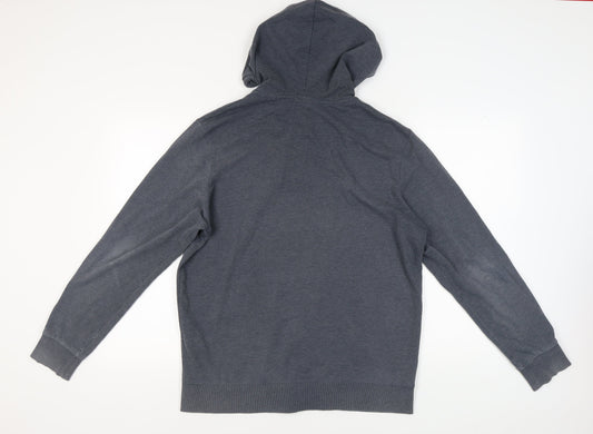 Jack & Jones Men's Grey XL Full Zip Hoodie