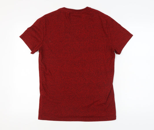SuperDry Men's Red Graphic T-Shirt L