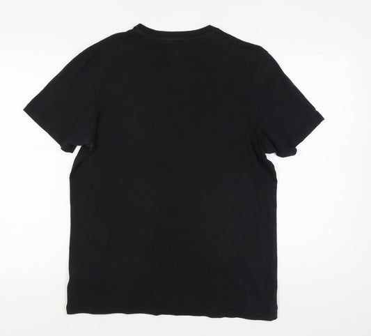 Adidas Men's Black Crew Neck T-Shirt - Size L
