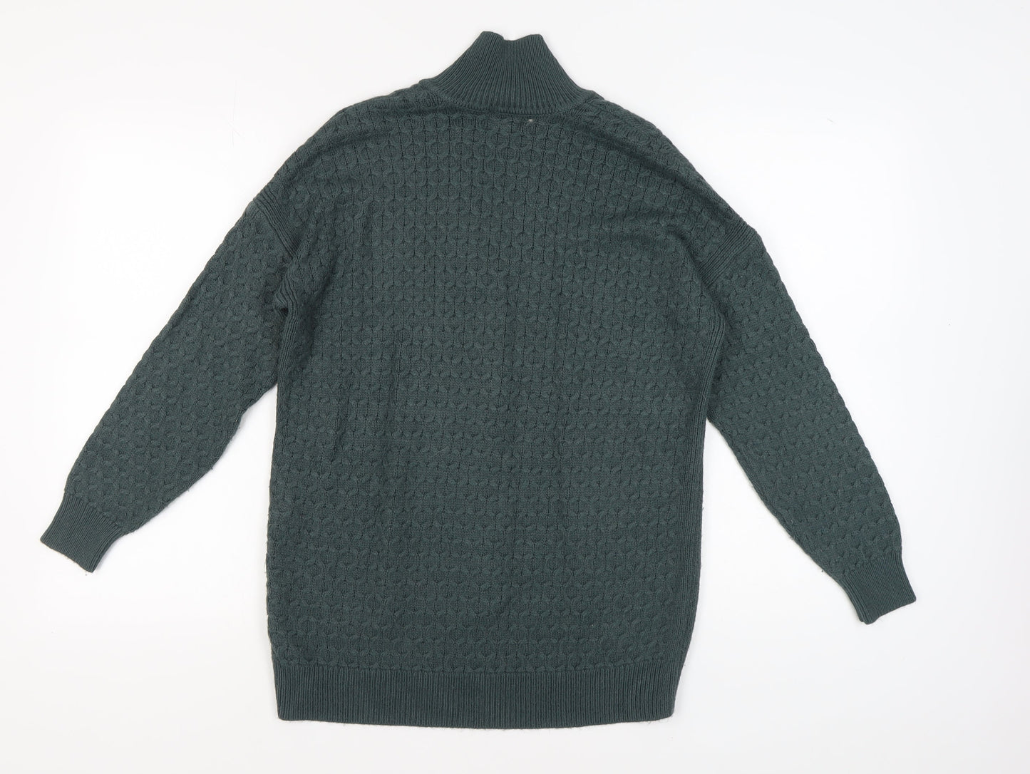 Fat Face Women's Green V-Neck Pullover Jumper Size 8