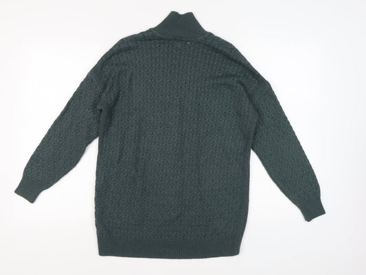 Fat Face Women's Green V-Neck Pullover Jumper Size 8