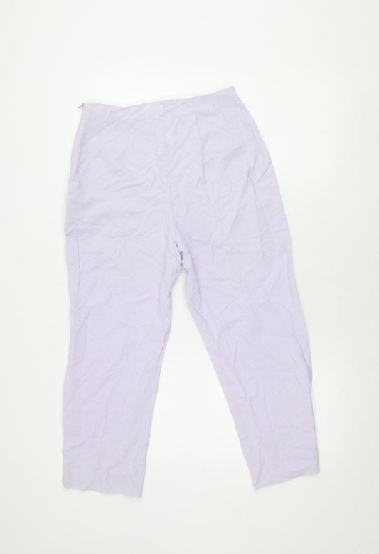 Minuet Women's Check Trousers, Size 10, Made in UK