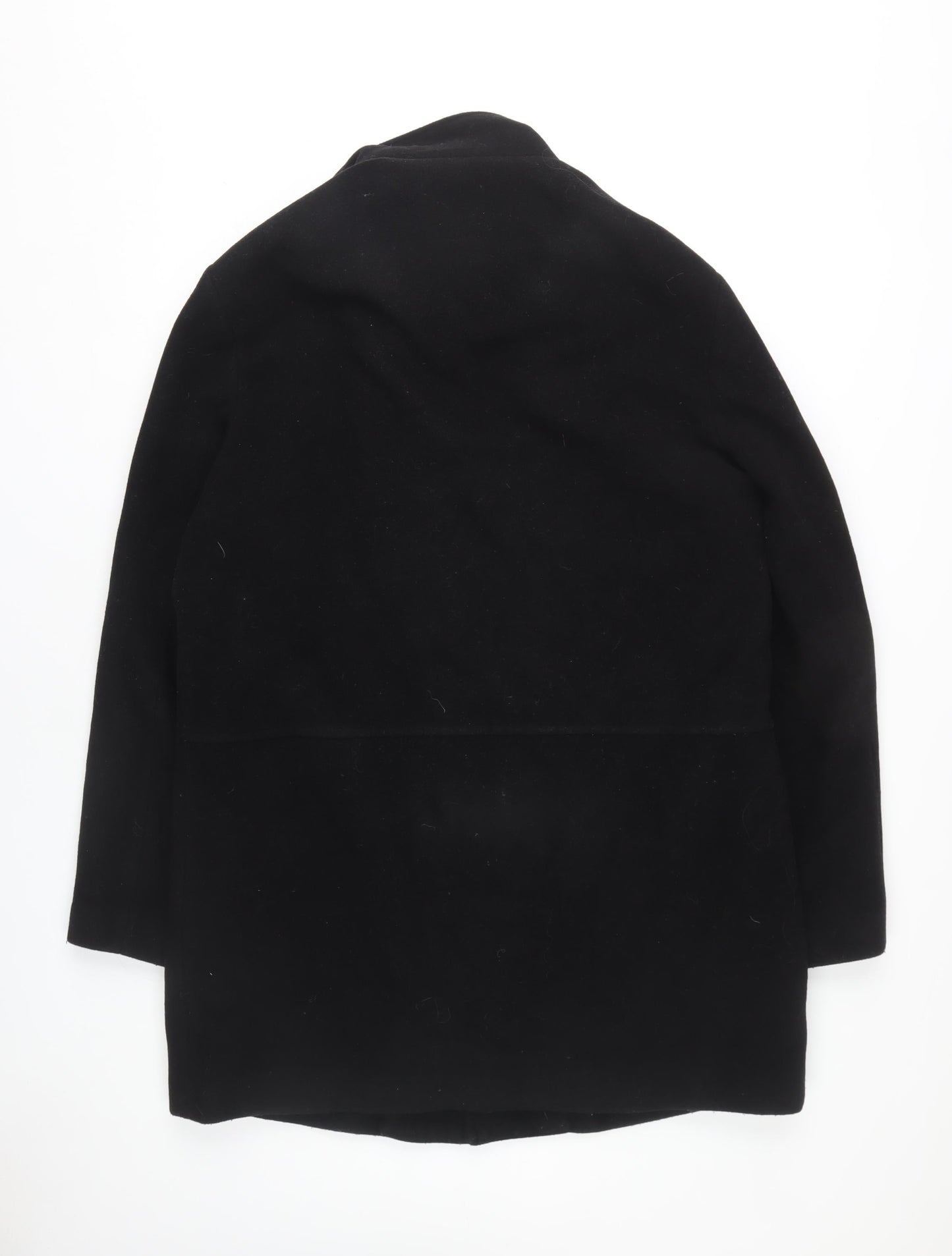 Calvin Klein Men's Black Overcoat Size 40