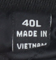 Calvin Klein Men's Black Overcoat Size 40